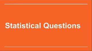 G6.M6.L1 Statistical Questions