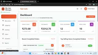 My Cafe Manager – Complete App Overview & Demo (2025) screenshot 2