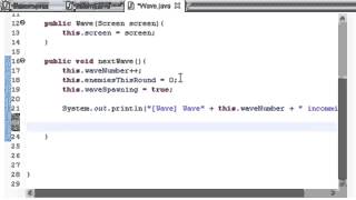 Let's Create a Game in Java: Tower Defense Episode 16 - Wave!