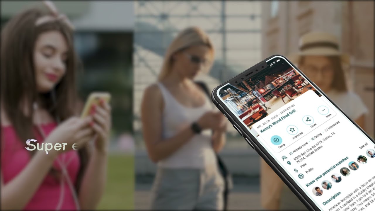 Myngly | Social Media Connections | Create Instant Connections | Mobile App promo - TriNet Studios