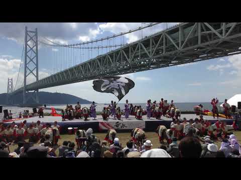神戸学生よさこいチーム湊（朱巽）  2017.9.3神戸よさこい 舞子公園会場