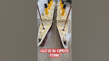 Lego Titanic Vs Ali Express - What are the differences?
