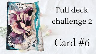 Card #6 Shanouki Art #FullDeckChallenge2 Altered Playing Card