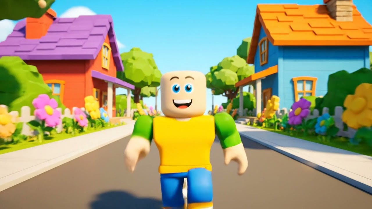 Roblox Funny Noob Got Stuck in the Door 🎮🚪 | Funny Toddler Song | Kids Rhymes