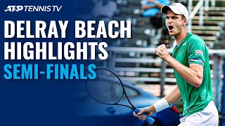 Harrison vs Hurkacz; Norrie vs Korda | Delray Beach Open 2021 Semi-Final Highlights