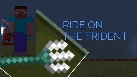 RIDE ON TRIDENT MCPE ONLY ONE COMMAND