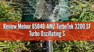Review Melnor 65046-AMZ TurboTek 3200 SF Turbo Oscillating Sprinkler with QuickConnect Product Adapt