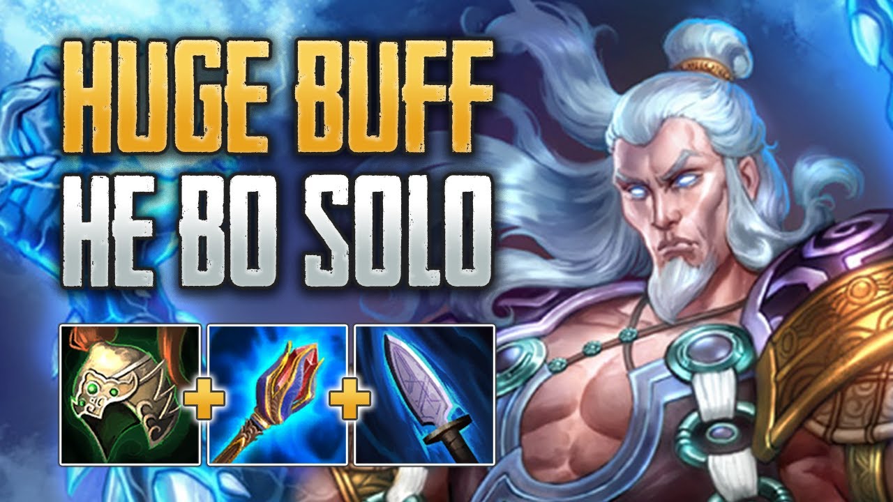 NEW HE BO BUFF IS SO GOOD! He Bo Solo Gameplay (SMITE Conquest)