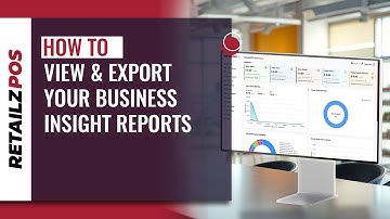 How to View & Export Your Business Insight Reports | RetailzPOS Dashboard Guide