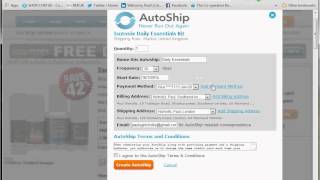 Autoship Tutorial