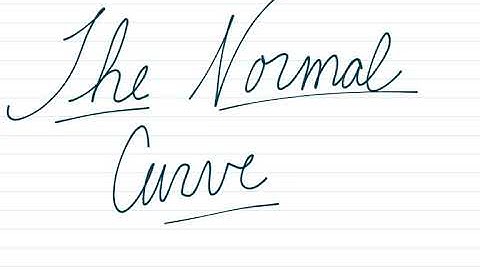 The Normal Curve part 1