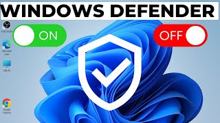 how to disable or enable windows defender in windows 11 2024