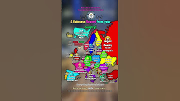 A Guinness Record from your country! 🔝🏆 #shorts #map #europe #geography