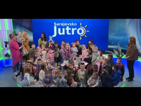 Mališani iz vrtića ŽIŠ u posjeti Televiziji Sarajevo