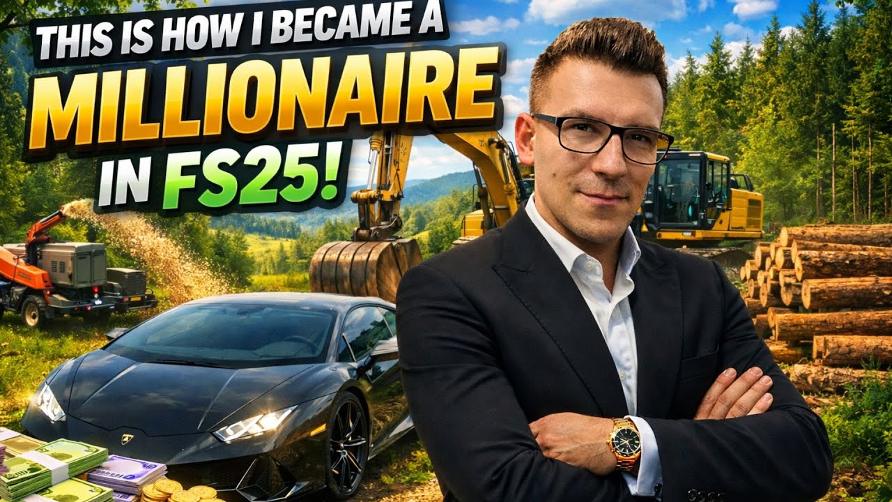 I Became a MILLIONAIRE in FS25 with Forestry | €20 Million Empire