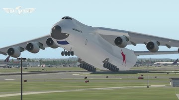 Antonov N-990: Soviet Giant Takes Off Powerfully in X-Plane 11!