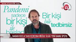 Bakan Kocadan Koronavi̇rüsle İlgi̇li̇ Yeni̇ Kamu Spotu
