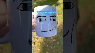 Get your morning started with the Roblox Man Face Cup - BigBuckle