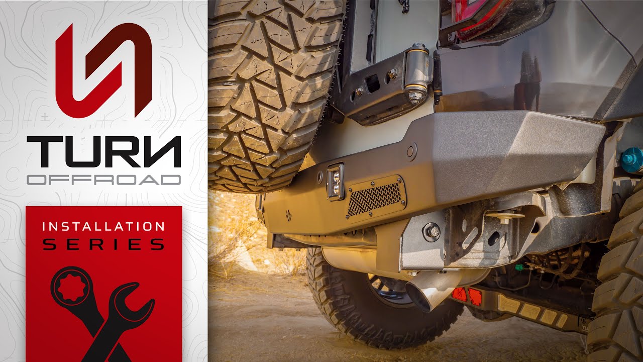 TURN Offroad's Hyperlyte Rear Bumper Installation Guide.