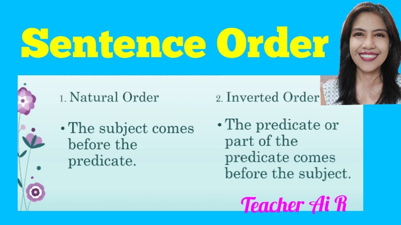 Natural And Inverted Order Of Sentences Worksheets With Answers Pdf