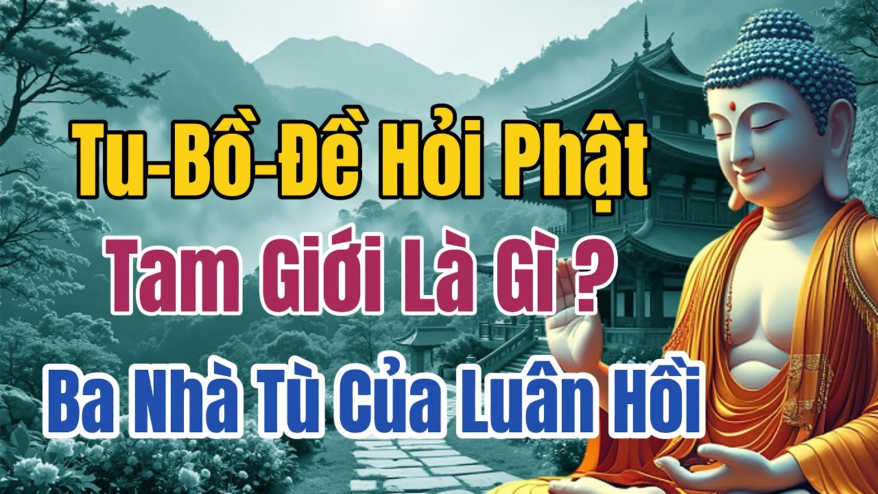 Tu Bồ Đề Hỏi Phật Tam Giới Là Gì ? - Dục Giới, Sắc Giới, Vô Sắc Giới : Ba nhà Tù Của Luân Hồi