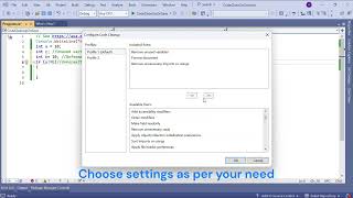 Auto Formatting And Code Cleanup In Vs 2022