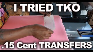 I tried TKO Transfers on my Bella Canvas 3001 Unisex Jersey