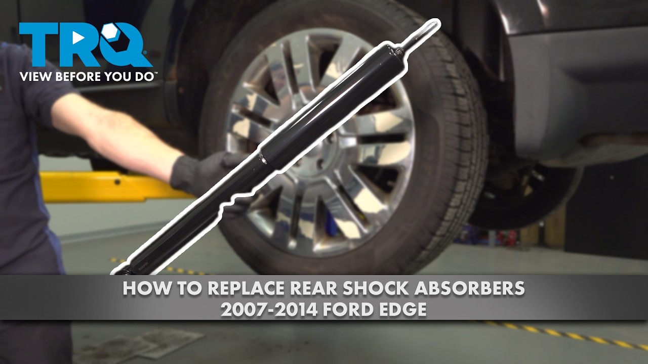 How to Replace Rear Shock Absorbers 2007-2014 Ford Edge - YouTube