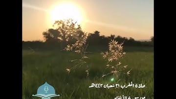 صلاة المغرب ٢١ شعبان ١٤٤٢هـ   من سورة الأنعام القارئ / حامد بن حمد الساعدي