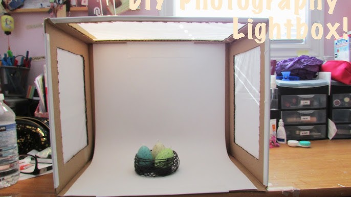DIY Light box from ikea (~$25)  Diy photography, Light box diy, Light box  photography