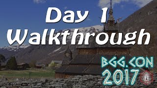 Roll to Hit Gaming:  BGG.CON 2017 Coverage - Day 1 Walktrhough