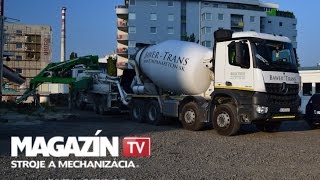 Mercedes-Benz AROCS 3540 & PUTZMEISTER IMI 9.1 Delivery of concrete
