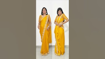 new style saree Draping #rekhamishra #saree #drape #sareedraping