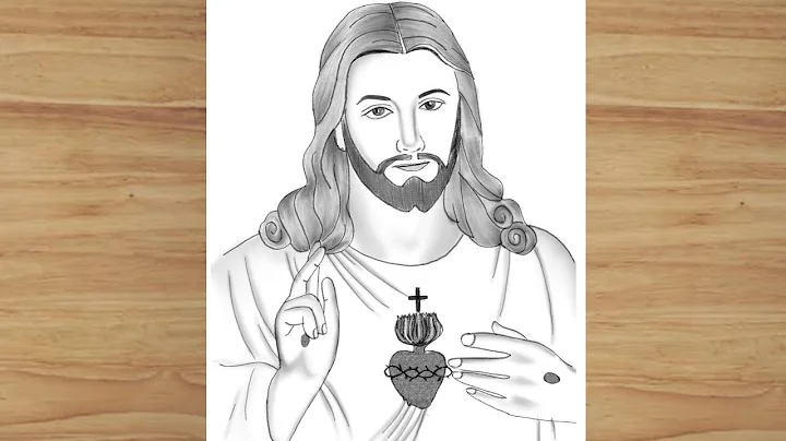 How to draw Lord Jesus Christ | Jesus Christ drawing | Easy drawing step by step | pencil drawing
