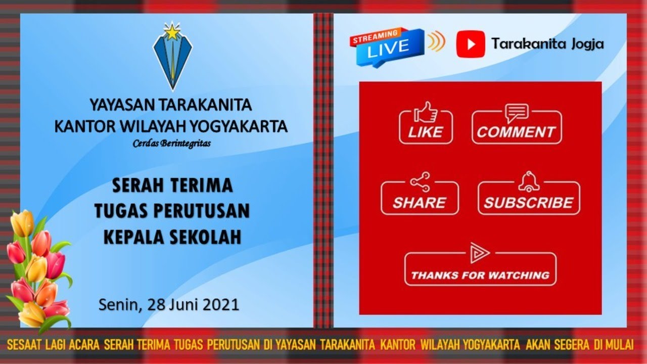 Serah Terima Tugas Perutusan Tahun 2021 Youtube