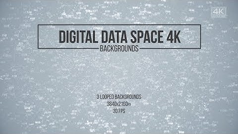 Digital Data Space Backgrounds | Motion Graphics - Videohive template