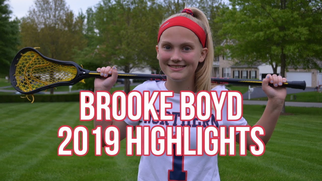 Brooke Boyd 2019 Women's Lacrosse Highlights 2024 YouTube