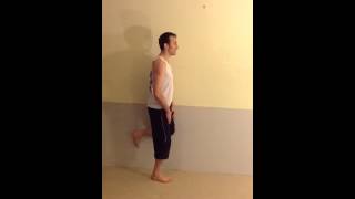 Hip abductor static wall push