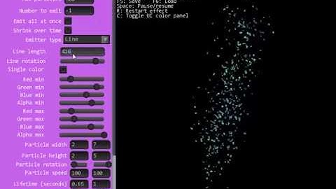 Particle FX Editor demo