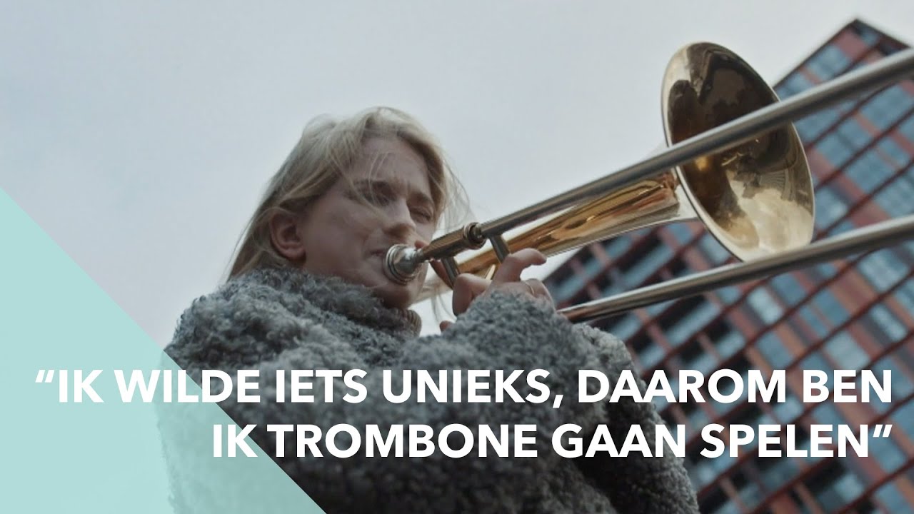 Trombonisten Ebba Åsman en Ilja Reijngoud - New Generation