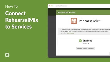 How to Connect RehearsalMix to Planning Center Services