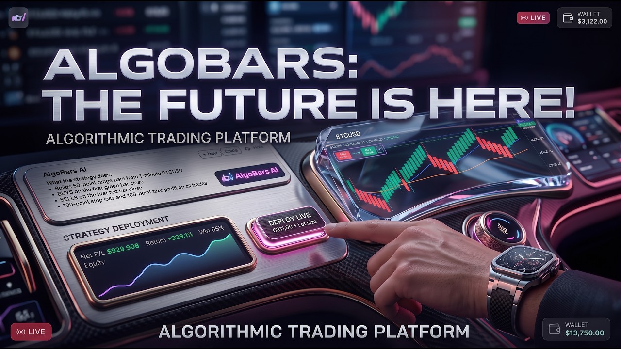 The AlgoBars platform: build, backtest and deploy a strategy