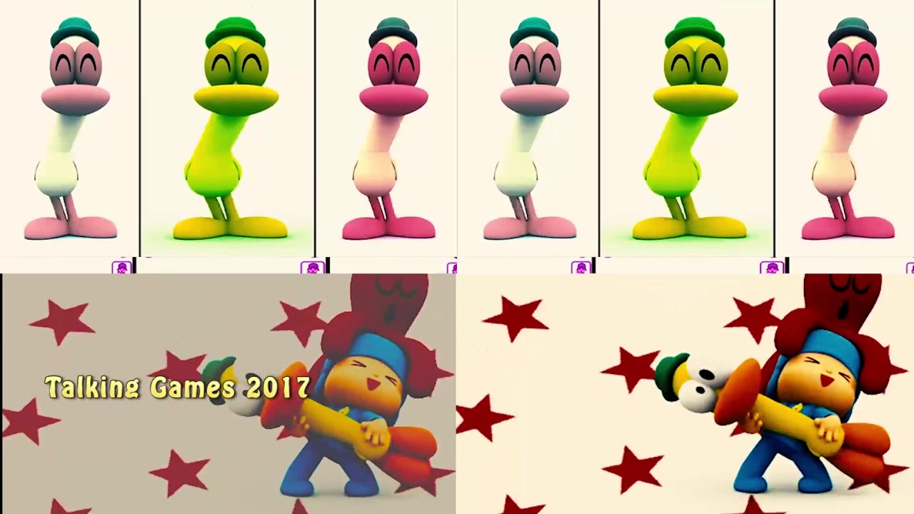 games people play Talking Pato Gameplay Learn Colors веселый пато for pocoyo Kids Cartoon games talking#82 для детей