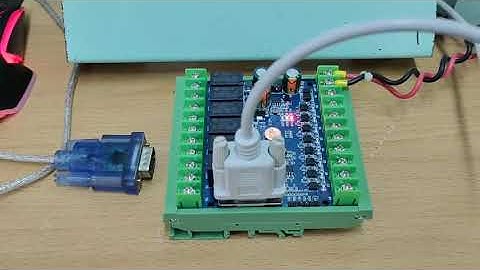 PLC MITSU FX2N GX Work2 เชื่อมต่อกับ HMI KinSeal HMI AMZ043 ผ่าน Port RS232