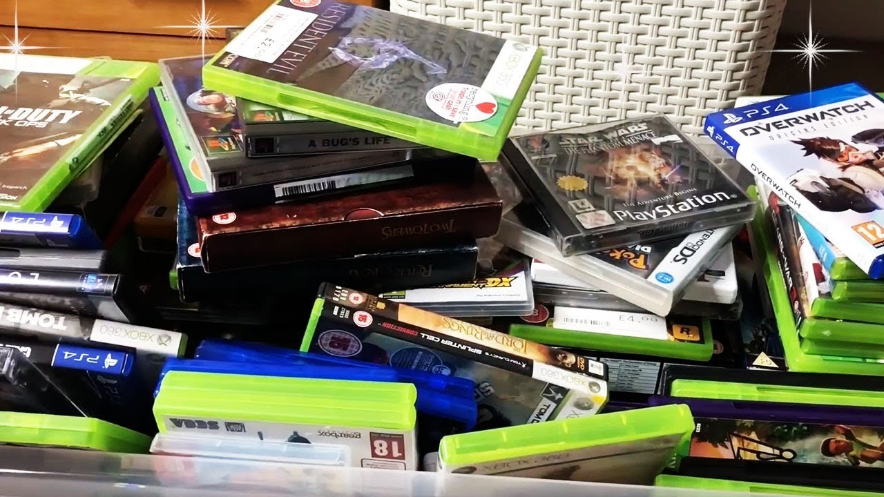 ASMR Organising My Games Collection (Whispered)