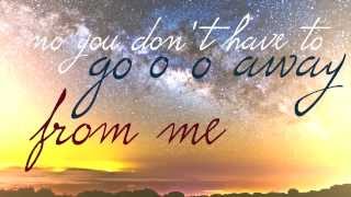 Video thumbnail of "Skyler - You Don't Have to Go (lyric video)"