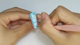 Aimeili 6pcs Thin Nail Art Brushes Manicure Tool Sets