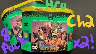Opening two Hro DC Ch 2 8 Pack Premium Boxes! Chapter 2 Unlock the Multiverse Black Adam Hybrid NFTs