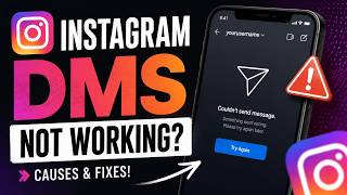 How to Fix Instagram Messages | IG App DMs NOT WORKING