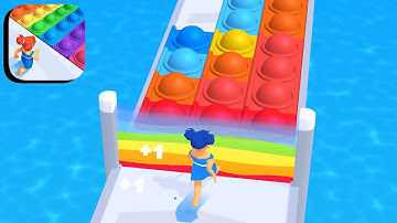 Pop It Run - All Levels Gameplay Android,ios (Levels 42-46)